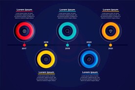 信息图模板 流程