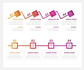 信息图模板 流程