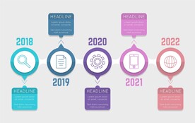 信息图模板 流程