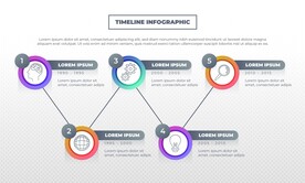 信息图模板 流程