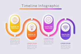 信息图模板 流程