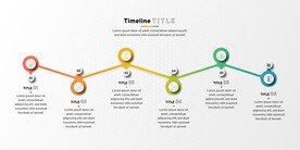 信息图模板 流程