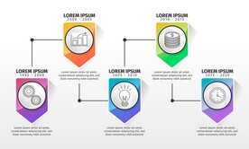 信息图模板 流程