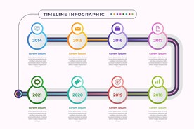 信息图模板 流程