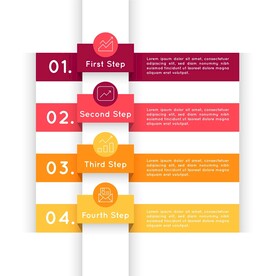 信息图模板 流程