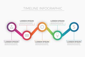 信息图模板 流程