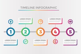 信息图模板 流程