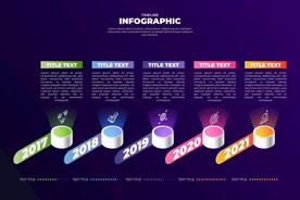 信息图模板 流程