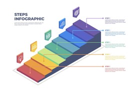 信息图模板 流程