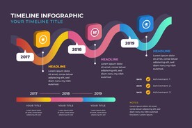 信息图模板 流程