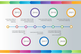 信息图模板 流程