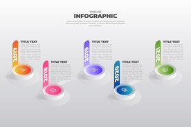 信息图模板 流程