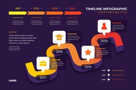 信息图模板 流程