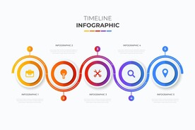 信息图模板 流程