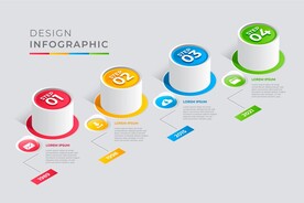 信息图模板 流程
