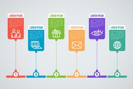 信息图模板 流程