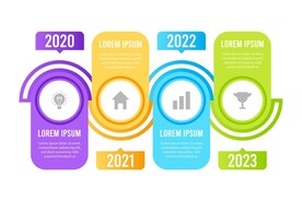 信息图模板 流程