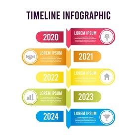 信息图模板 流程