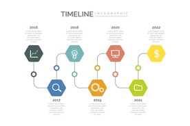 信息图模板 流程