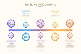 信息图模板 流程