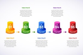 信息图模板 流程