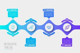 信息图模板 流程