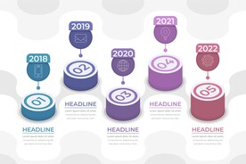 信息图模板 流程