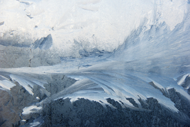 唯美冬季窗花冰花素材