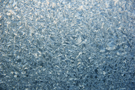 冬季窗花冰花花纹素材