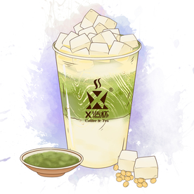 豆花布丁抹茶