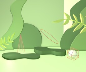 c4d模型psd格式电商展台
