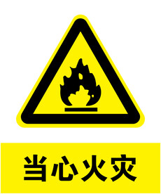 当心火灾