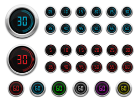 仪表盘矢量图片