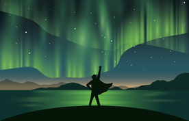 北极光图片
