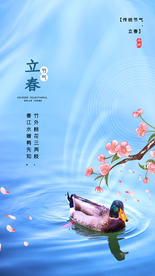 立春节气传统活动宣传海报素材