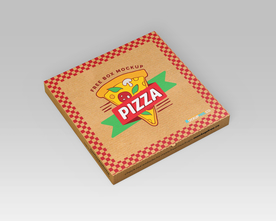 披萨盒样机