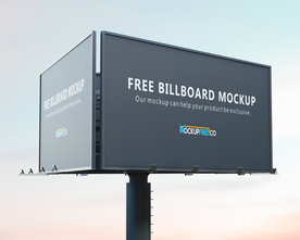 户外广告牌样机