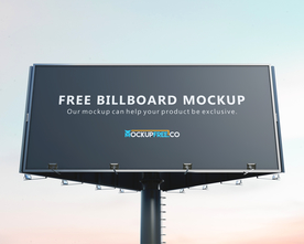 户外广告牌样机