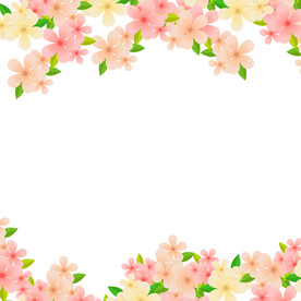 鲜花装饰花朵边框元素