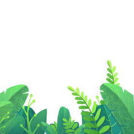 夏季植物绿色素材
