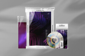 潮流透明褶皱包装样机组合