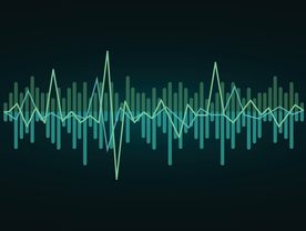 科技电波背景图片