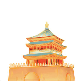 古代宫殿装饰元素