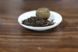 普洱茶小青柑 干茶 喝茶