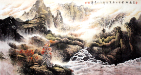 装饰画 花鸟画 新背景墙 瓷砖