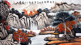 装饰画 花鸟画 新背景墙 山水