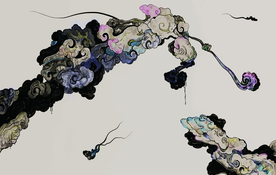 装饰画 花鸟画 新背景墙 瓷砖
