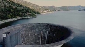 航拍水电站视频素材