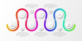 信息图模板 流程