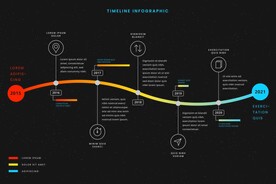 信息图模板 流程